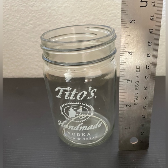 Tito’s Vodka, Mason Jars, 12 oz, Set of 2 Jars - Picture 2 of 2